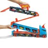 Hot Wheels City Super Transportér Závodní sada Speedway Hauler + 3 auta