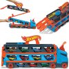 Hot Wheels City Super Transportér Závodní sada Speedway Hauler + 3 auta