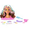 Sada Panenka Hlava na česání vlasů Barbie Kadeřnice + doplňky 20 dílků