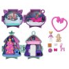 Polly Pocket Kompaktní sváteční sada Holiday Connects vánoční stromek, sob + figurky