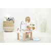 Nursery Pečovatelský koutek pro panenky péče, krmení, koupání + vanička a doplňky