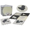 Soft Puzzle Mat Kontrastní vzdělávací EVA Foam Grey 28 kusů.