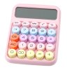 Školní Kancelářská Kalkulačka Na Baterie Multifunkční Růžová