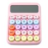 Školní Kancelářská Kalkulačka Na Baterie Multifunkční Růžová