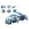 Stavební kostky Policejní náklaďák 6v1 Sada policejních vozidel 1000ks