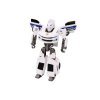 Auto-Robot 2v1 Transformační policejní auto bílé