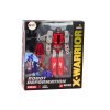 Robot-Helicopter 2v1 Transformace X-Warrior Červený