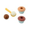 Písková sada zmrzlinových oplatků Cupcakes Lžíce 16 El