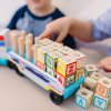 Melissa&Doug Tlapková patrola dřevěná nákladní auta s kostkami 33272