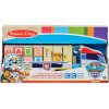Melissa&Doug Tlapková patrola dřevěná nákladní auta s kostkami 33272