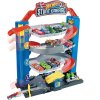 Hot Wheels Kroucené parkoviště s výtahem GNL70 + 5-pack autíček HW Drift HTV51