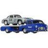 Hot Wheels Premium Team Transport Mercedes-Benz 300SL & '55 Mercedes-Benz Blaues Wunder HRV48