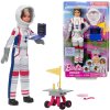 Barbie Kariéra panenka astronautka brunetka HRG45