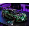 Stavebnice CaDA Auto 54 cm městský vůz Lotus Exige Cup 430 tmavě zelený Vozidlo 3730 dílků