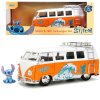 Stitch Disney sada figurka 4 cm + vozidlo Volkswagen T1 1:24
