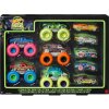 Hot Wheels Monster Trucks sada 10 svítících vozidel 1:64