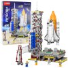 Stavební kostky Vesmírná stanice Platforma Raketa 1670 dílků