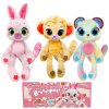 Bubblepops Sada 3 Plyšáků Vonná Hračka Medvěd Ostružina + Králík Jahoda + Opice Kakao