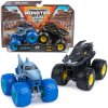 Monster Jam 2 Vozidla Monster Truck 1:64 Megalodon vs Batman