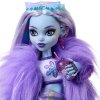 Monster High Abbey Bominable Velká Panenka 30 cm + Doplňky Mazlíček Oblečení