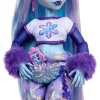 Monster High Abbey Bominable Velká Panenka 30 cm + Doplňky Mazlíček Oblečení