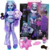 Monster High Abbey Bominable Velká Panenka 30 cm + Doplňky Mazlíček Oblečení