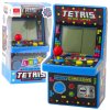 Mini retro Tetris automat 49 her 1676 úrovní modrý
