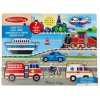Melissa & Doug dřevěné zvukové puzzle Vozidla 7 dílků 94427