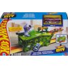 Hot Wheels sada Strašidelná garáž FJN38 + sada drah Hot Wheels 4,5 m BHT77