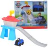 Tlapková patrola Mini věž – základna se skluzem a vozidlem Chase