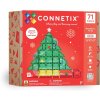 CONNETIX vánoční sada Christmas Tree Special Edition Ball Run Pack – kreativní magnetické kostky 71 dílků