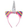 Sada unicorn čelenky – uši, roh, náhrdelník, barevná