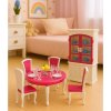 Panenky – jídelní sada: stůl, židle, příborník, nádobí