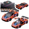 Sportovní auto – kovové, otevírací dveře, oranžové, 1:32