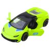 Sportovní auto – kovové, pull-back, neonově zelené, 1:43