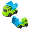 Sada stavebních vozidel – auta, náklaďák, sklápěč, bagr, BIO plast