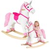 Běžící kůň Unicorn White Sounds Moves Snout Tail 74 cm