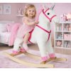 Běžící kůň Unicorn White Sounds Moves Snout Tail 74 cm