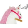 Běžící kůň Unicorn White Sounds Moves Snout Tail 74 cm