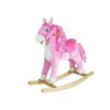 Houpací kůň 74 cm růžový