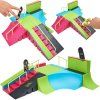 Tech Deck fingerboard Ramp set Neon Mega Park skateboard a obří skatepark