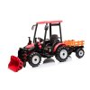 Bateriový tahač s přívěsem Hercules Red 24V