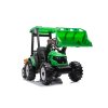 Hercules bateriový traktor s přívěsem, zelený 24V