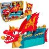 Sada 3 v 1 Dračí loď Piratix + figurka kapitána 44254