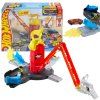 Sada Hot Wheels City Super Hasičská stanice + lité auto