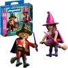 Playmobil Duo Pack Sada 2 figurek Čaroděj a Čarodějnice a příslušenství 15 dílků
