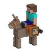Sada figurek Stevea a osla z Minecraftu + příslušenství 6+