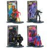 Sada figurek DC Comics Metal Force Batman Superman Brainiac The Flash + kovové karty