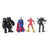 Sada figurek DC Comics Metal Force Batman Superman Brainiac The Flash + kovové karty