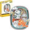Skládací dřevěný model Puremind Snoopy Peanuts s magnetem Pilot Dreams 3D puzzle DIY